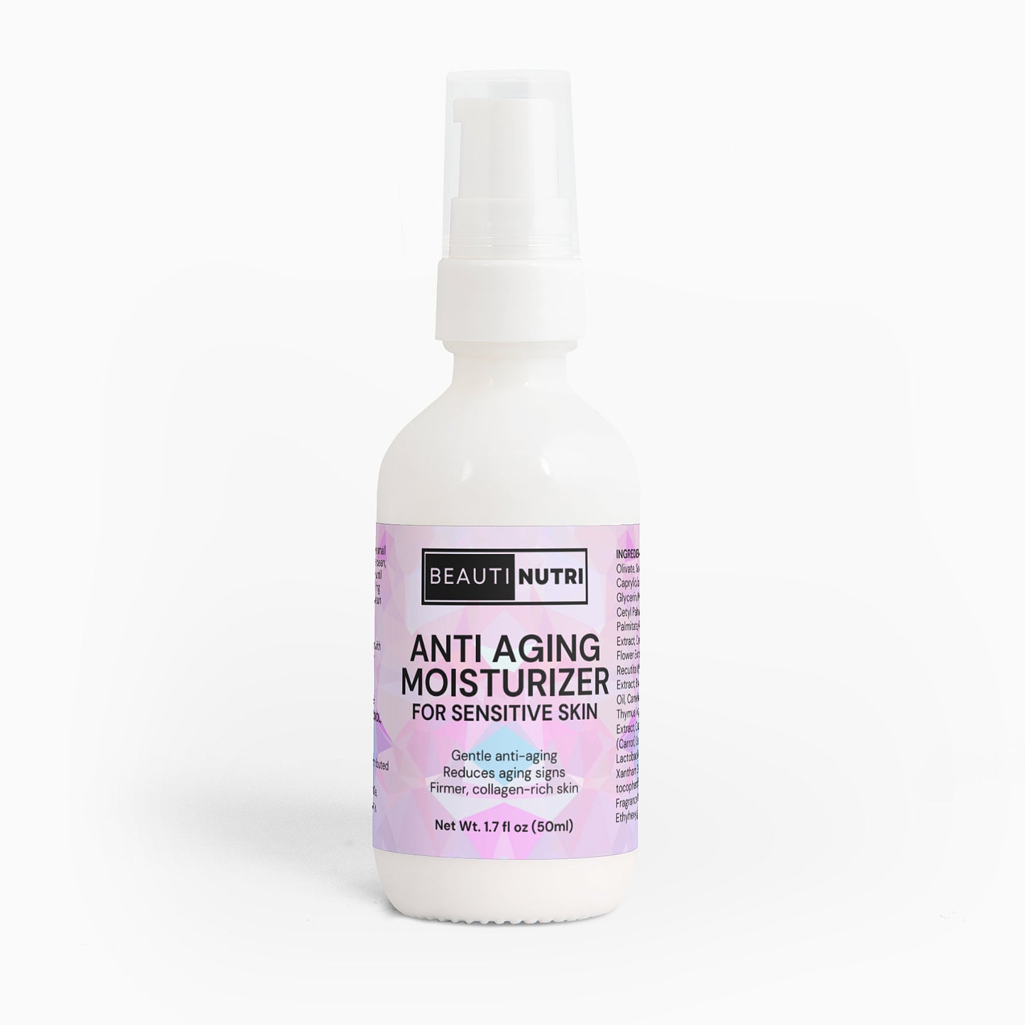 Anti Aging Moisturizer for Sensitive Skin - BeautiNutri