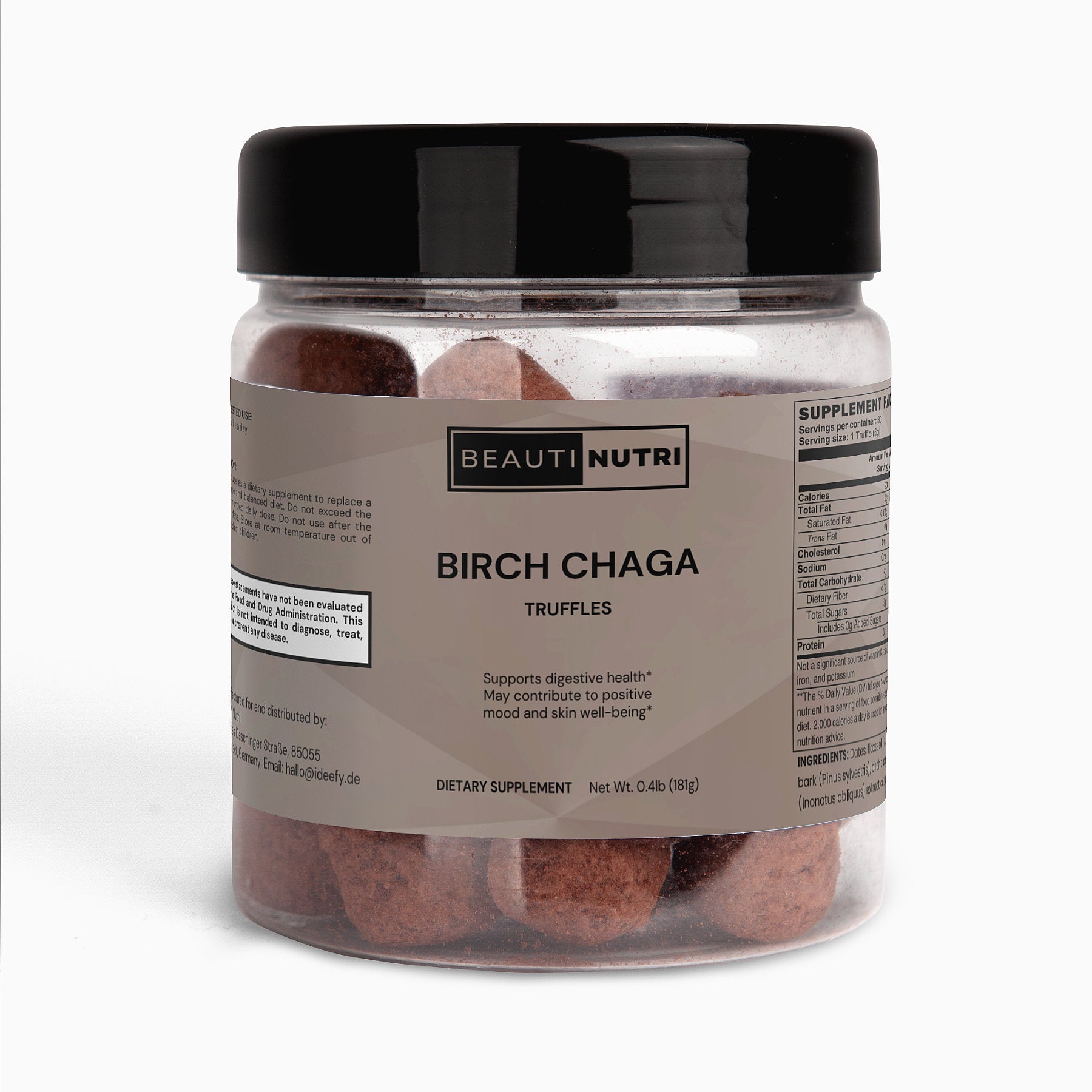 Birch Chaga Truffles - BeautiNutri