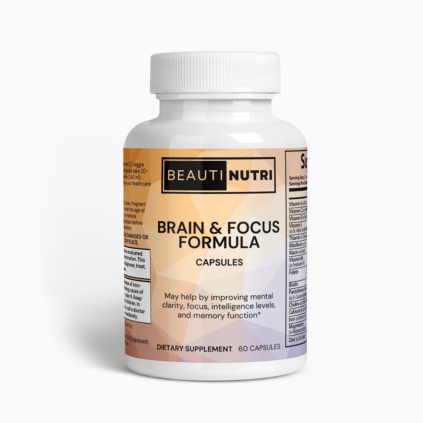 Brain & Focus Formula - BeautiNutri