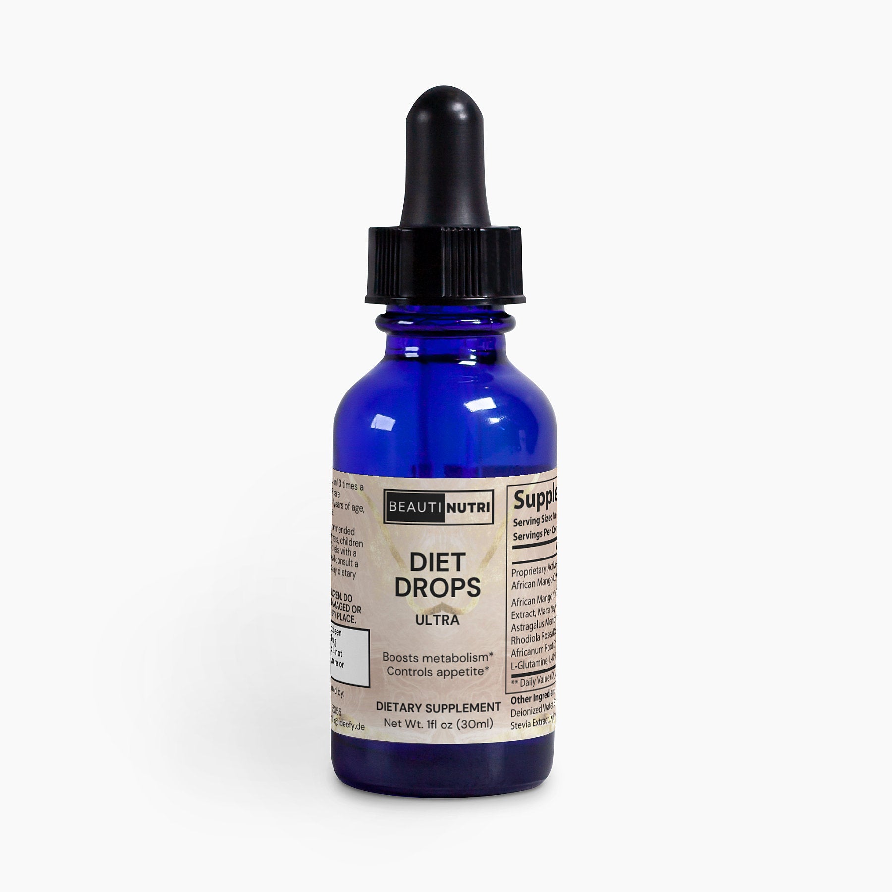 Diet Drops Ultra 1 oz - BeautiNutri