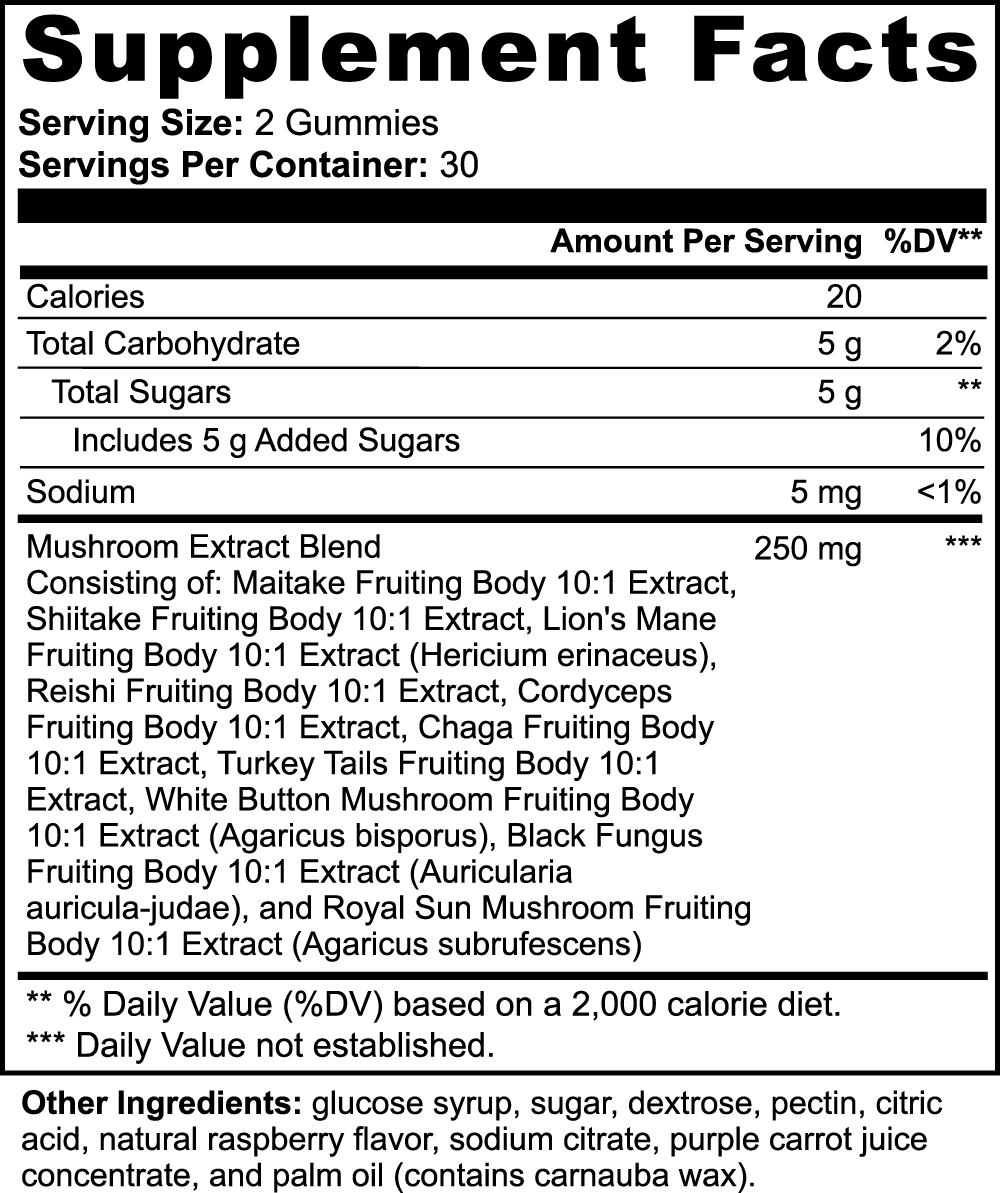 Mushroom Extract Complex - BeautiNutri