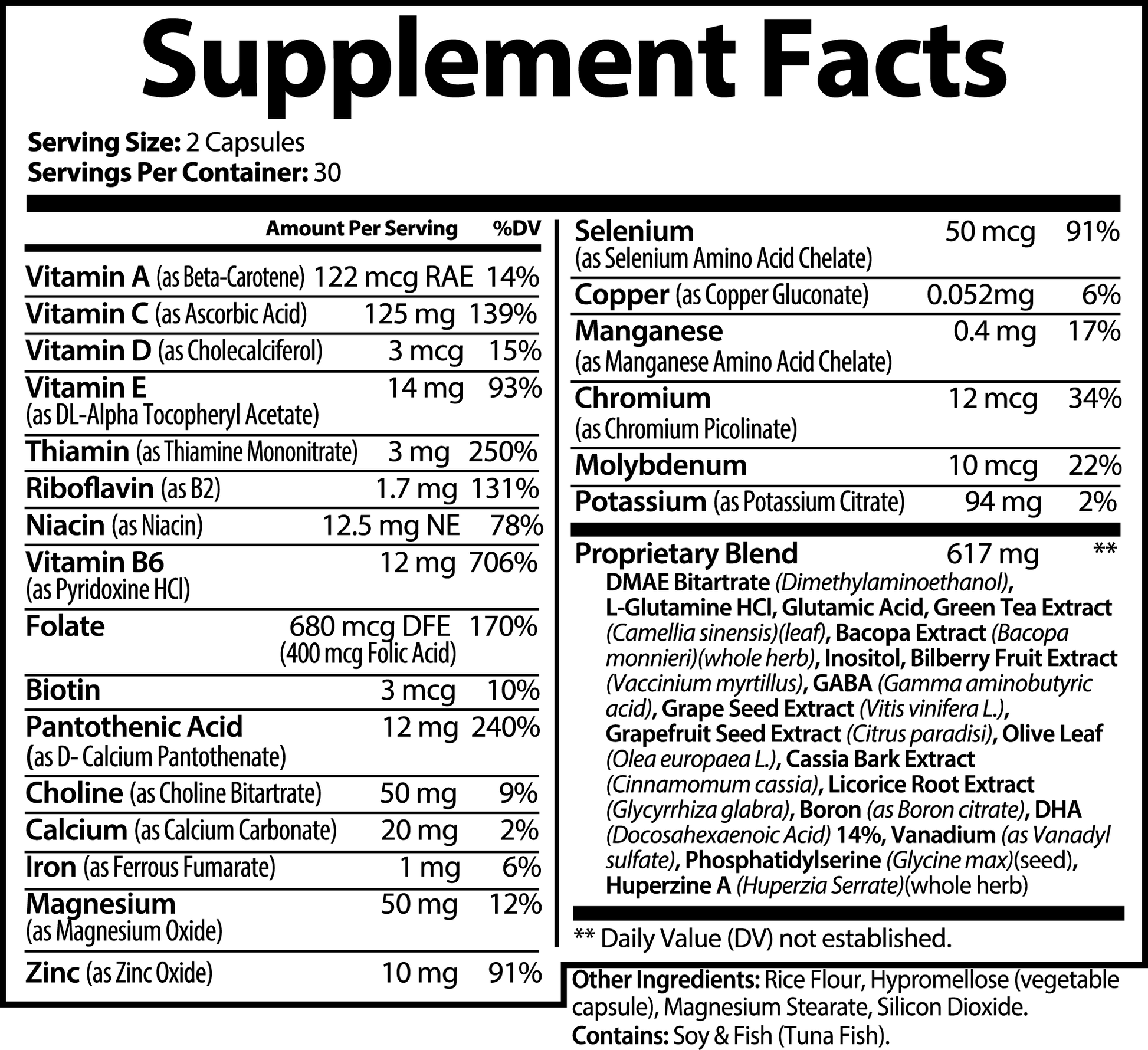 Brain & Focus Formula - BeautiNutri