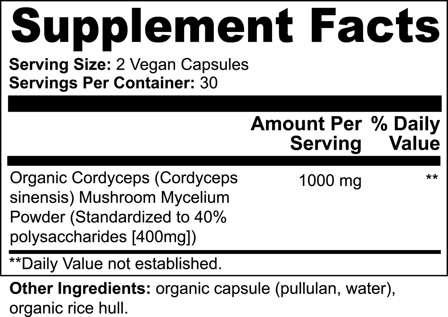 Cordyceps Mushroom - BeautiNutri